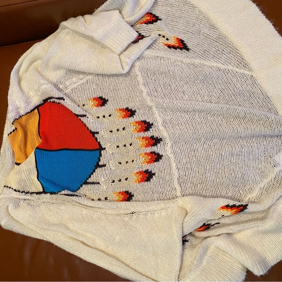 Wild fox Tunic Sweater Navajo Print XS - Picture 2 of 6